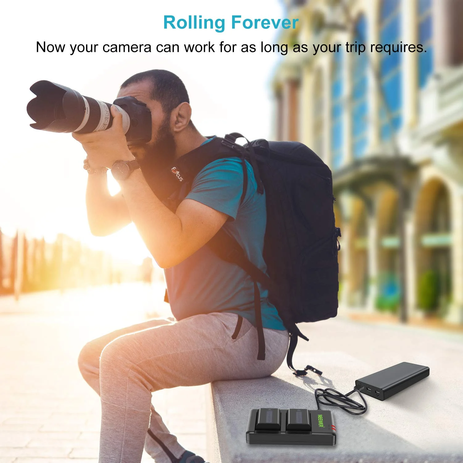 NEEWER NP-FW50 Camera Battery Charger Set for Sony - Image 7