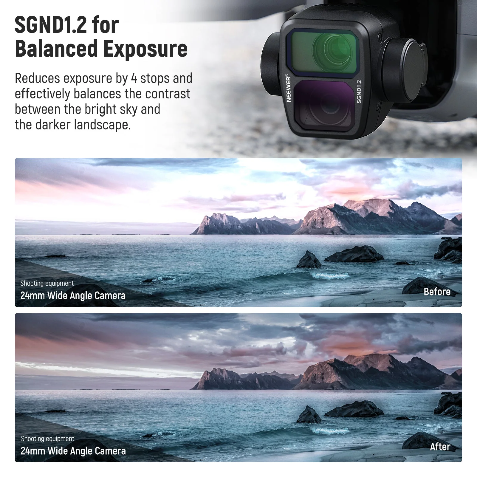 NEEWER 4 Pack Effect Filter Set For DJI Air 3 - Image 4