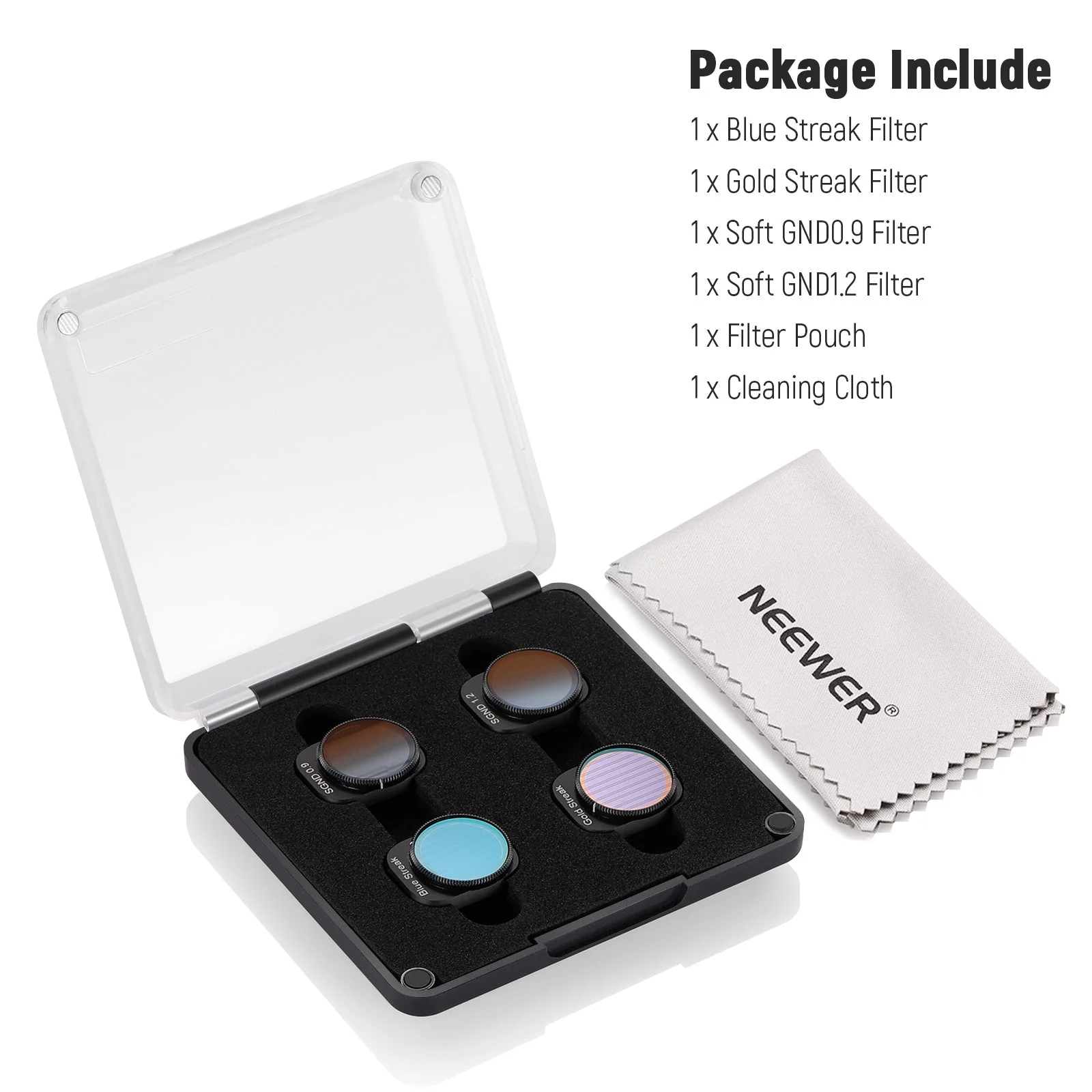 NEEWER 4 Pack ND and Effect Filter Set For DJI Mini 3/Mini 3 Pro - Image 8