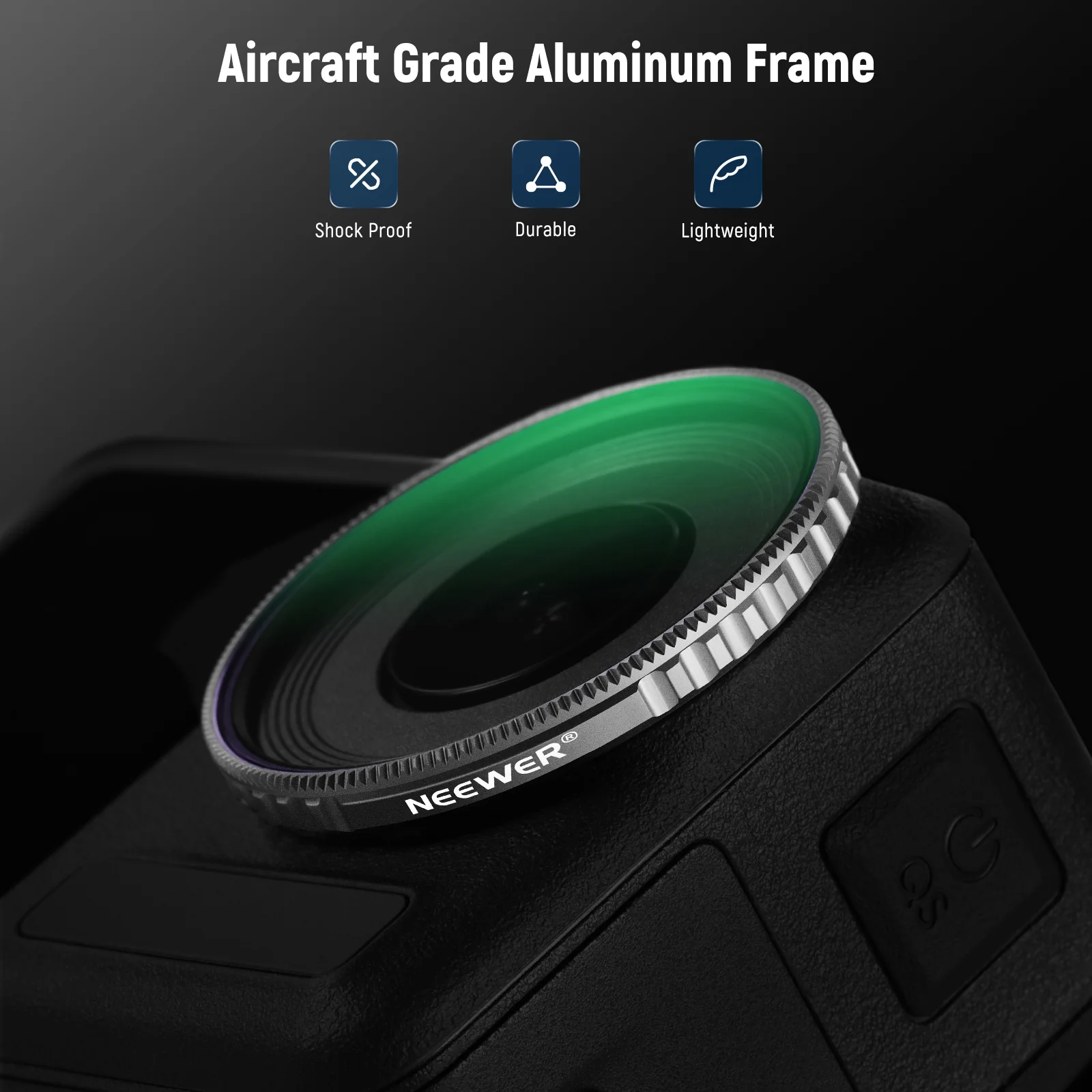 NEEWER 4 Pack ND Filter Set for DJI Osmo Action 5 Pro/4 - Image 6