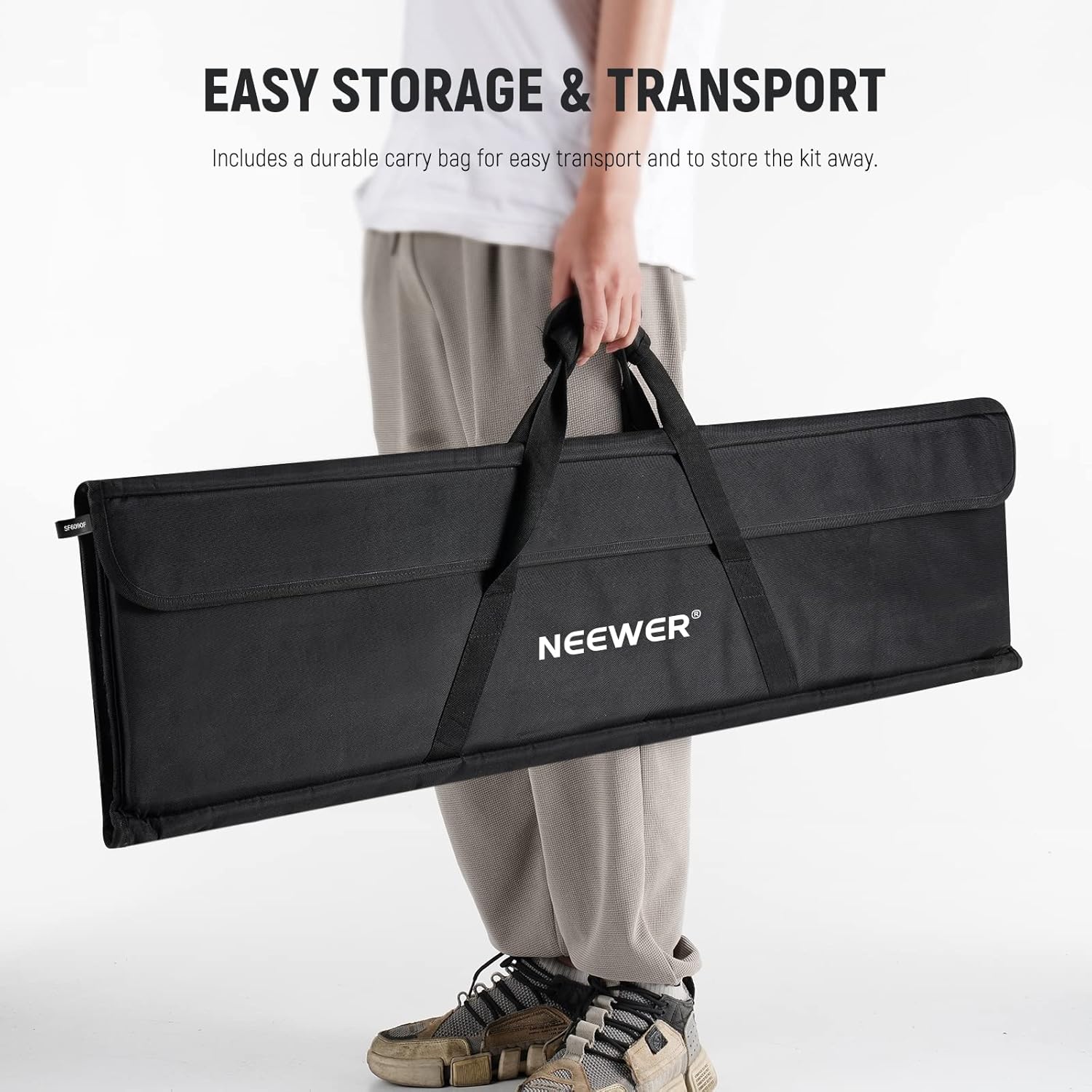 NEEWER 5 in 1 Photography Foldable Scrim Flag Kit with Bag - Image 17