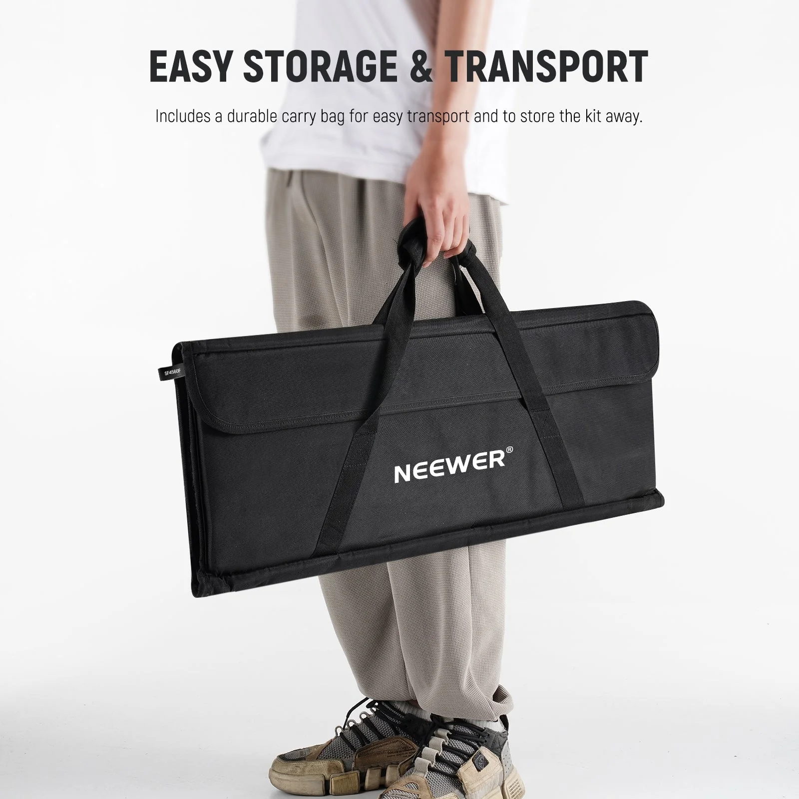 NEEWER 5 in 1 Photography Foldable Scrim Flag Kit with Bag - Image 8