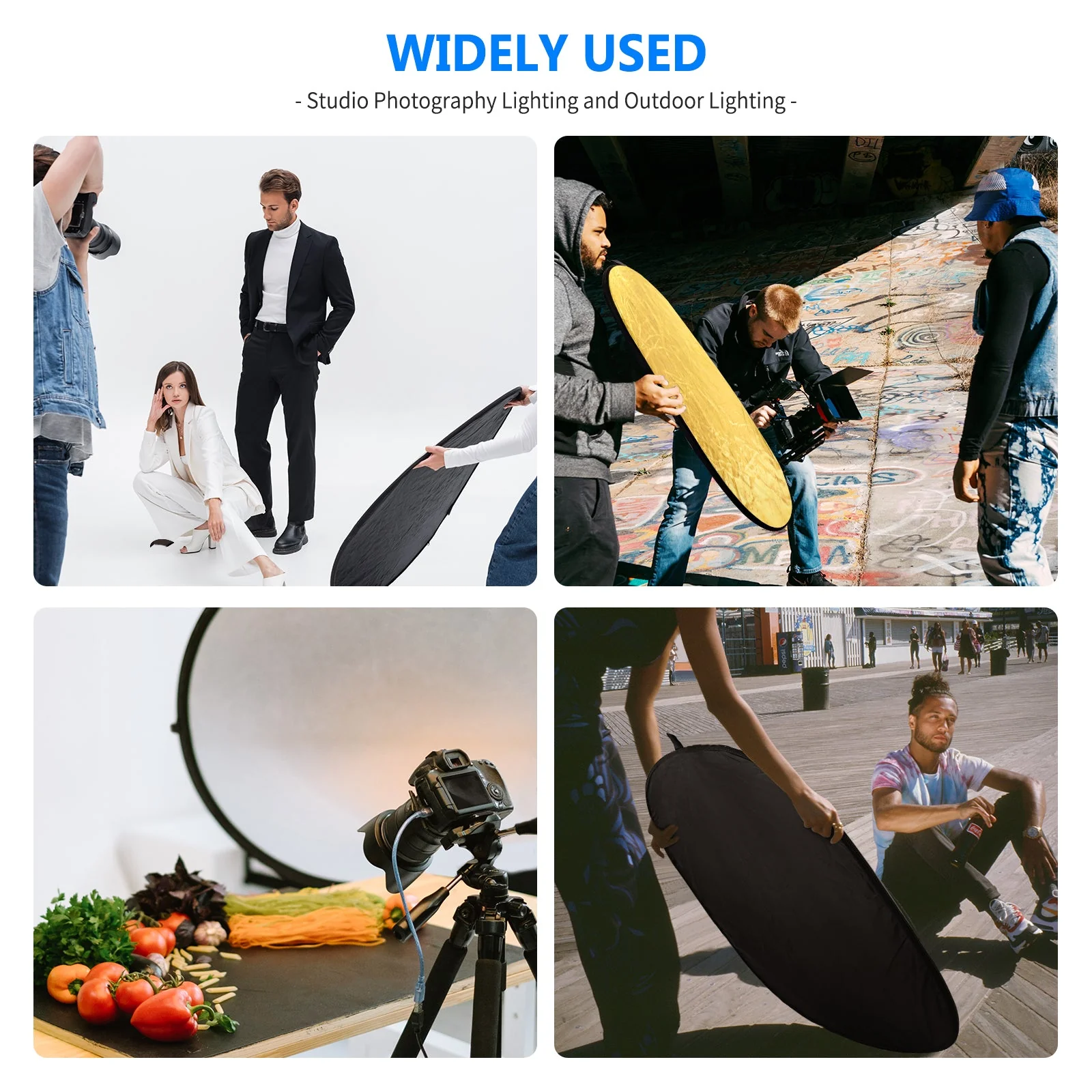 NEEWER 5 in 1 Portable Lighting Reflector/Diffuser Kit - Image 6