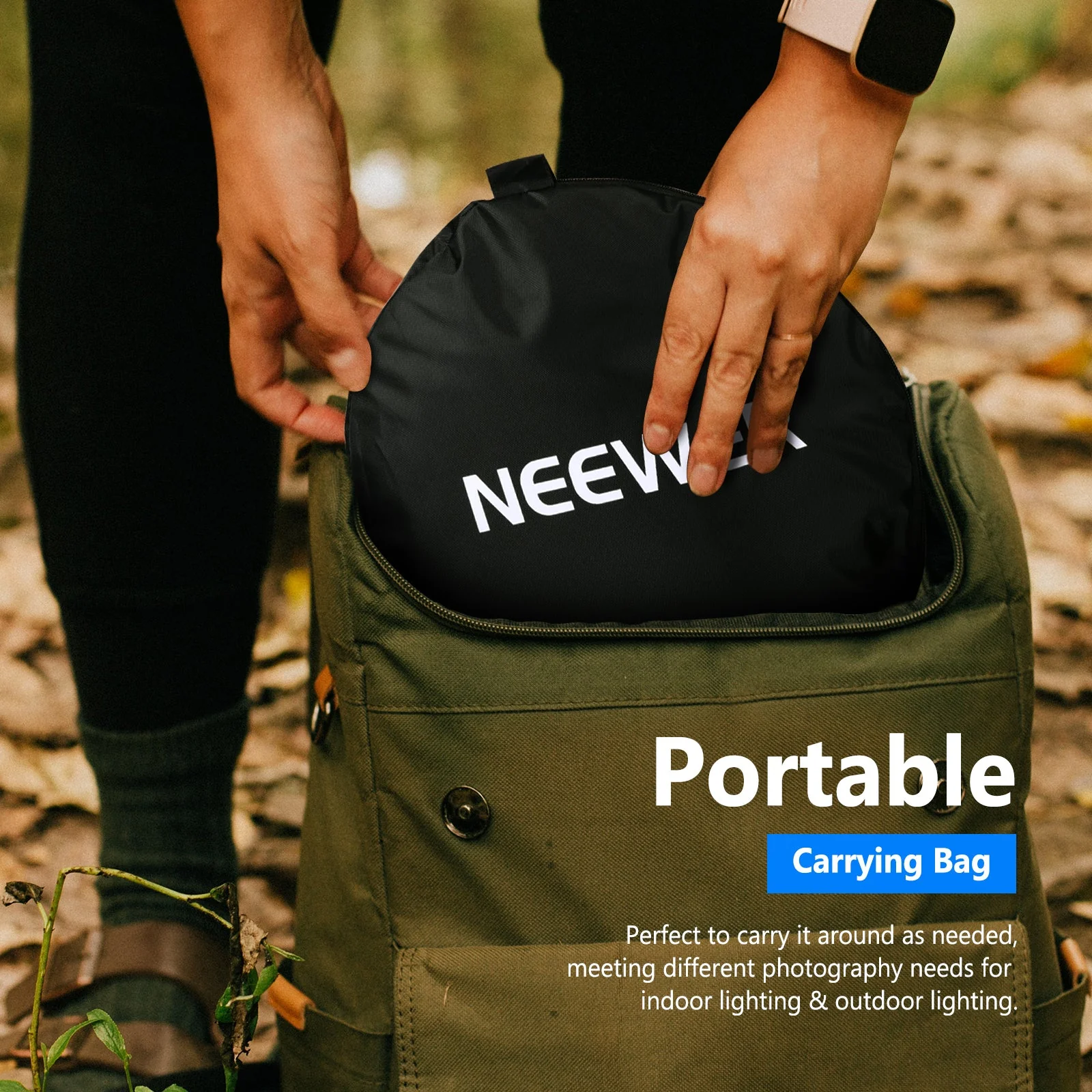 NEEWER 5 in 1 Portable Lighting Reflector/Diffuser Kit - Image 8