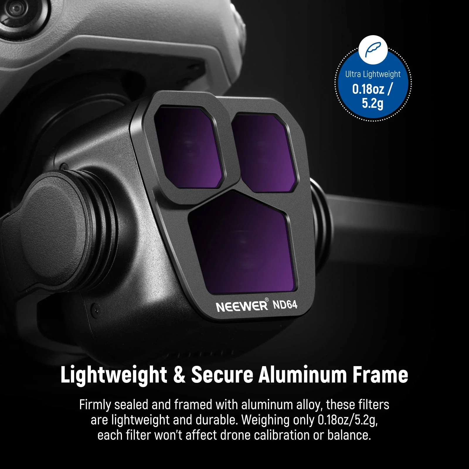 NEEWER 6 Pack ND/CPL Filter Set For DJI Mavic 3 Pro/Pro - Image 8