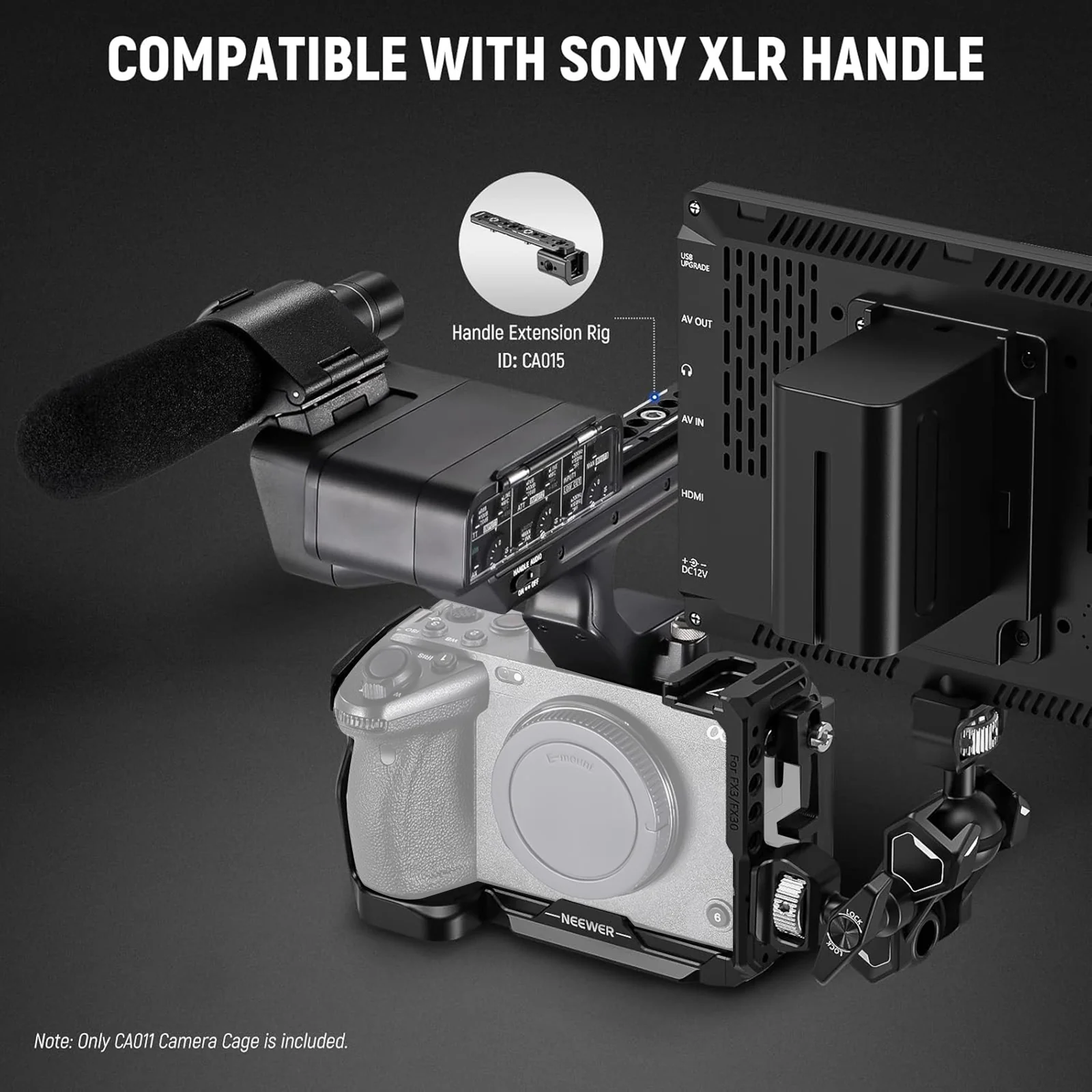 NEEWER CA011 Sony FX3/FX30 Camera Cage with HDMI Cable Clamp - Image 6