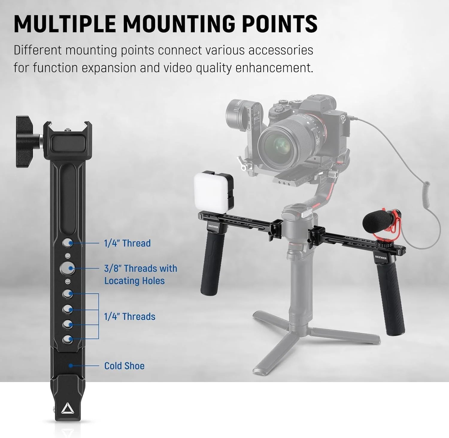 NEEWER GA006 Dual Handgrip for DJI Gimbals - Image 5