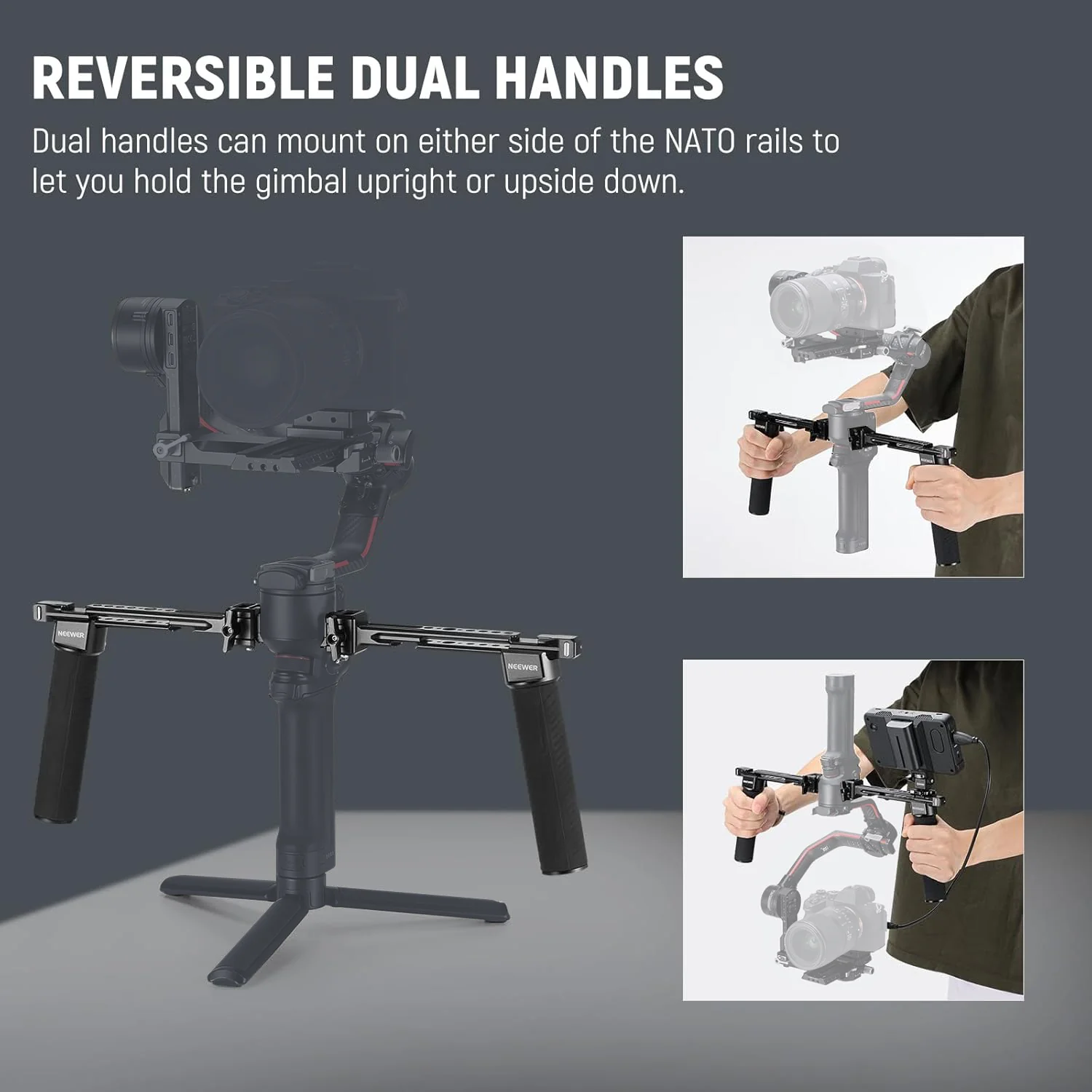 NEEWER GA006 Dual Handgrip for DJI Gimbals - Image 7