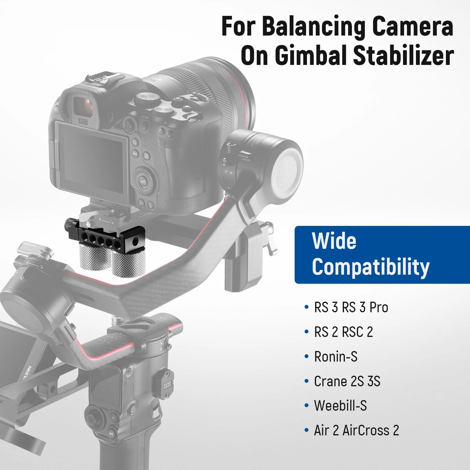 NEEWER Gimbal Counterweights and Clamp Kit Compatible with DJI ZHIYUN - Image 3