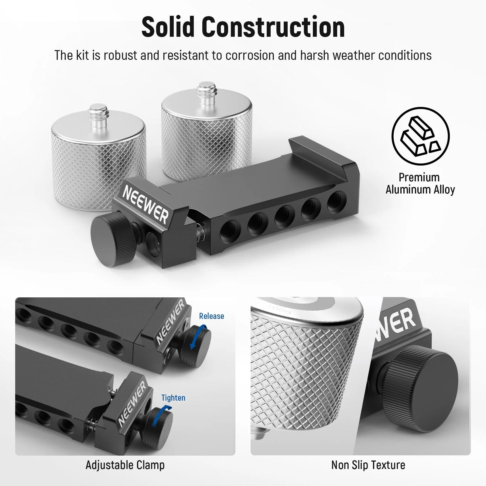 NEEWER Gimbal Counterweights and Clamp Kit Compatible with DJI ZHIYUN - Image 6