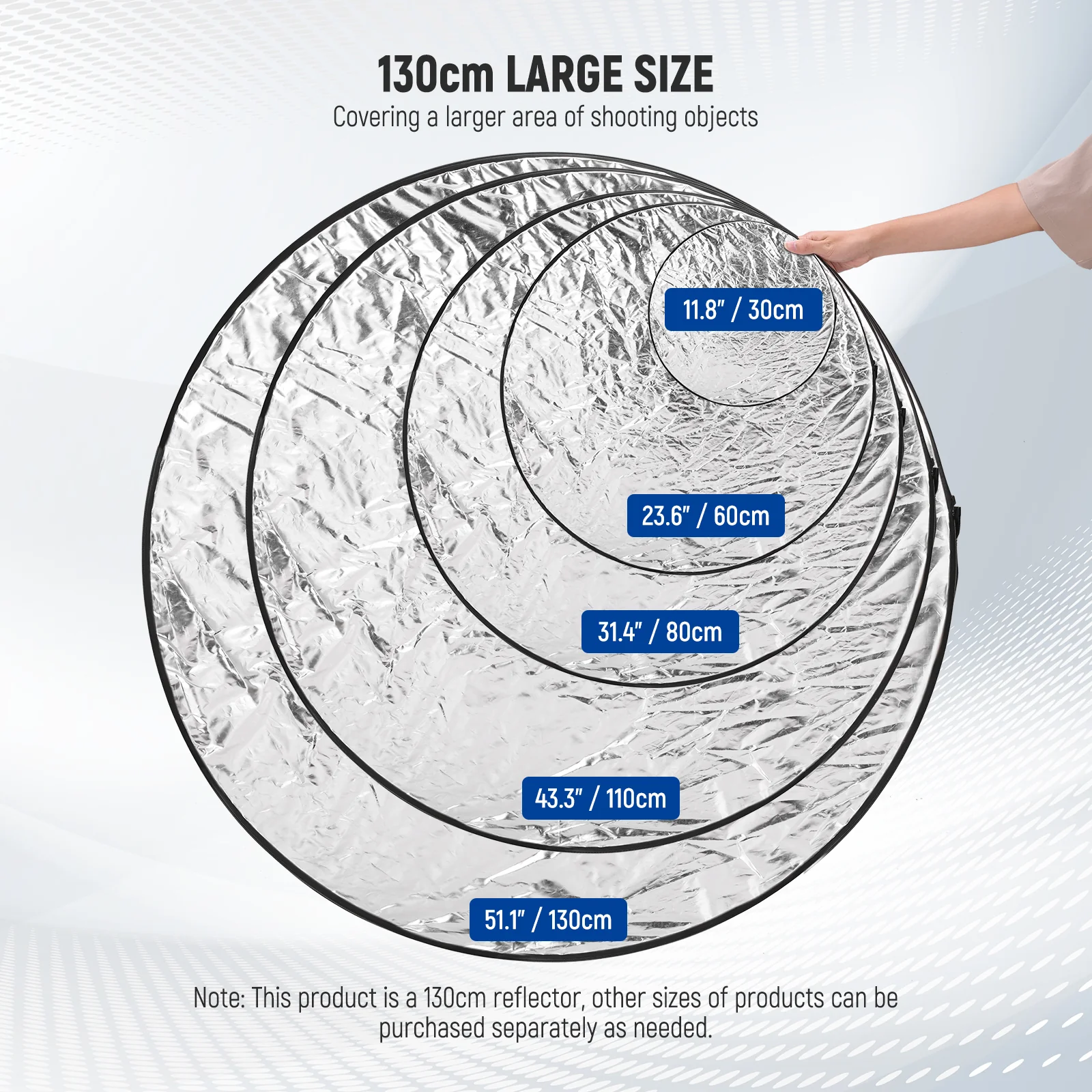 NEEWER 5-in-1 Collapsible Light Reflector with Bag - Image 4