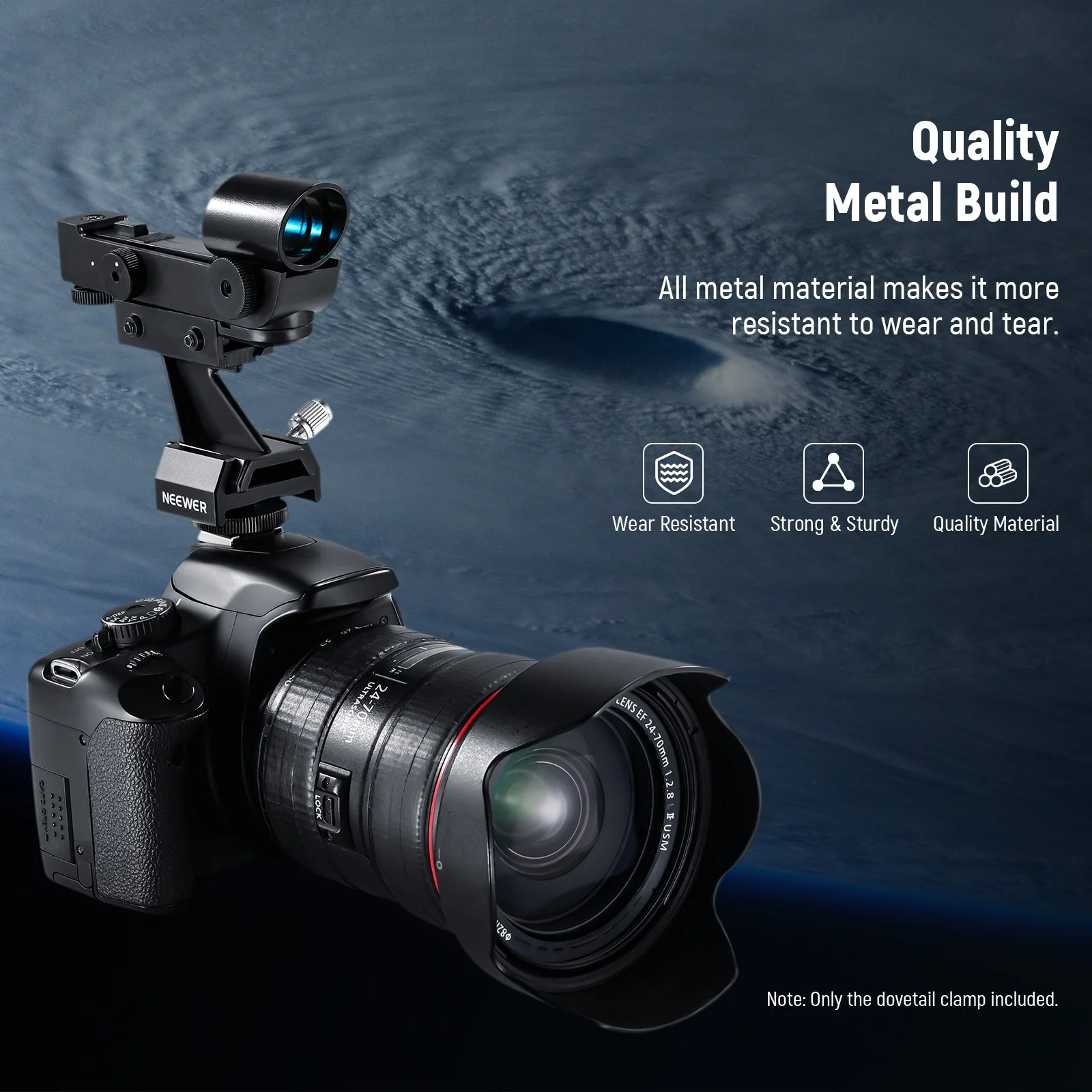 NEEWER LS-T16 Metal Finderscope Mount Adapter - Image 3