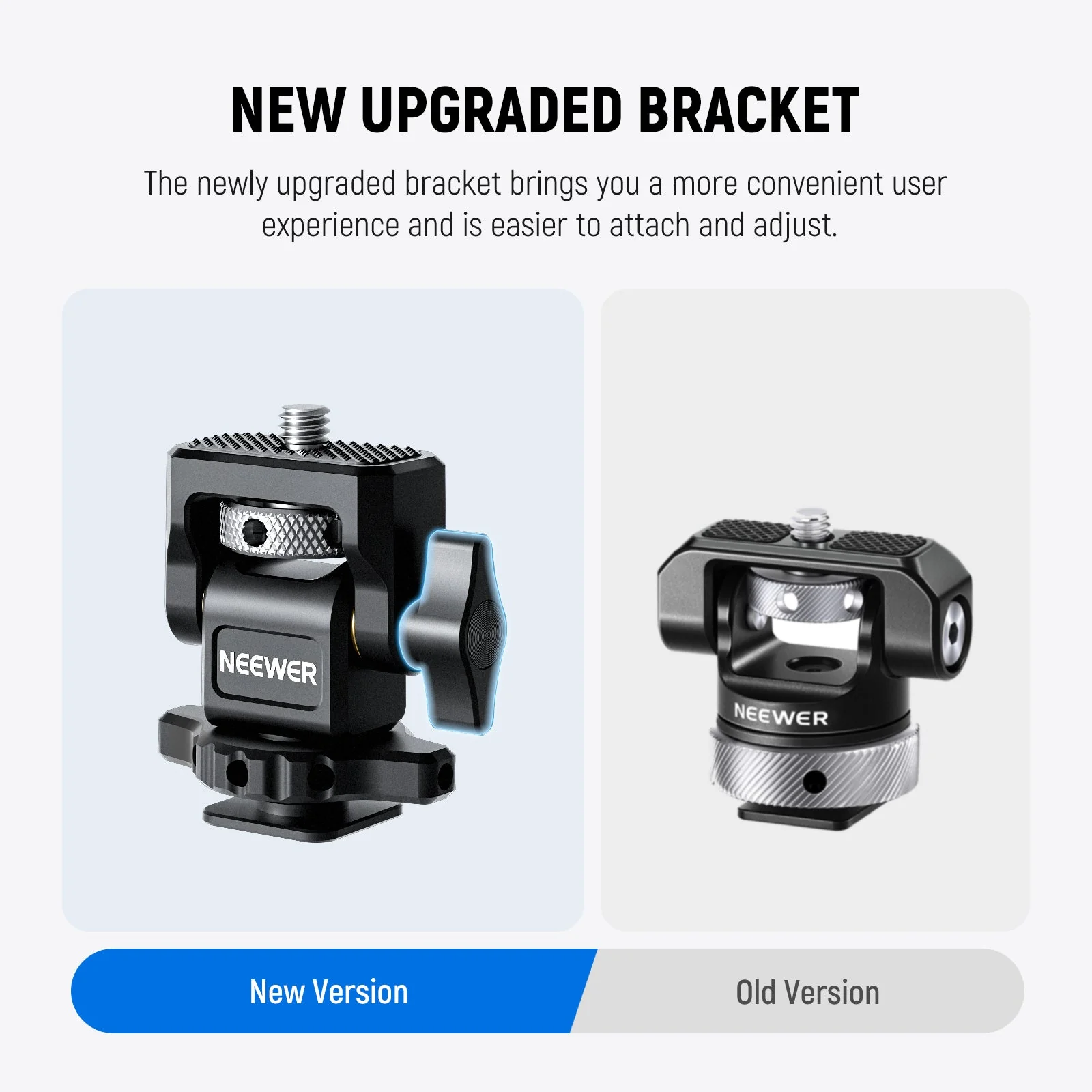 NEEWER MA002 Field Monitor Holder with Cold Shoe Mount - Image 4