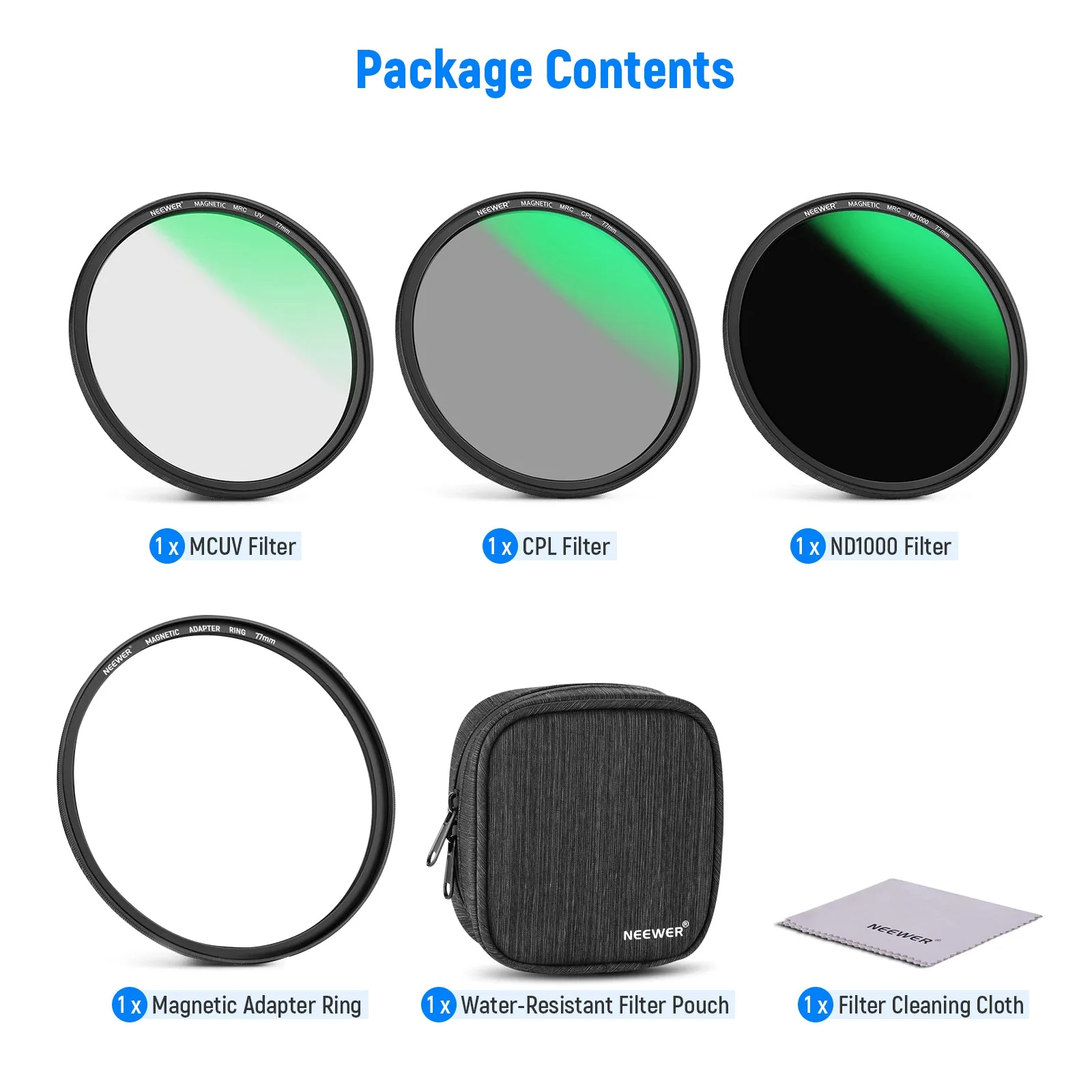 NEEWER  4-in-1 Magnetic Lens Filter Kit - Image 9