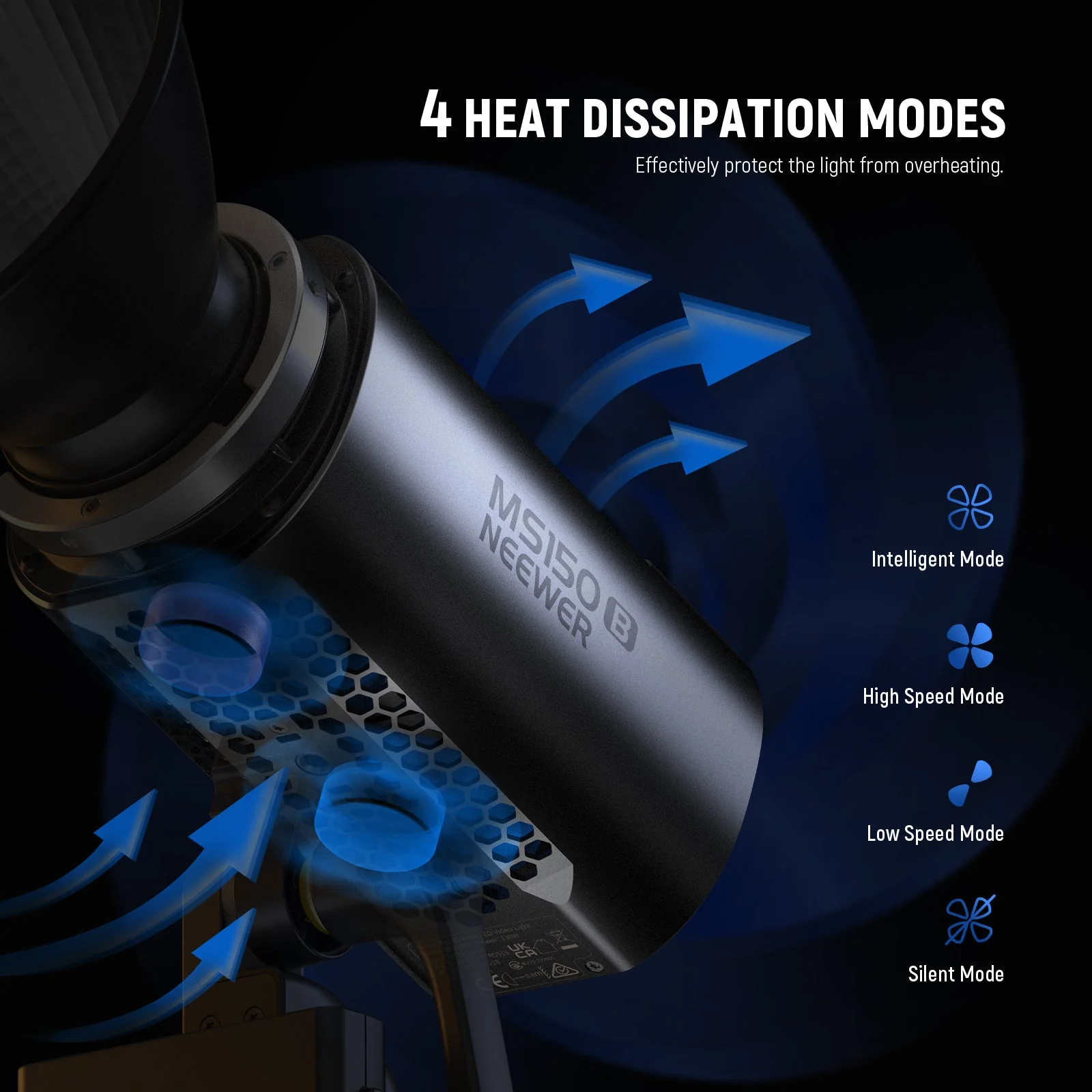 NEEWER MS150B 130W Bi-Color LED Video Light - Image 7