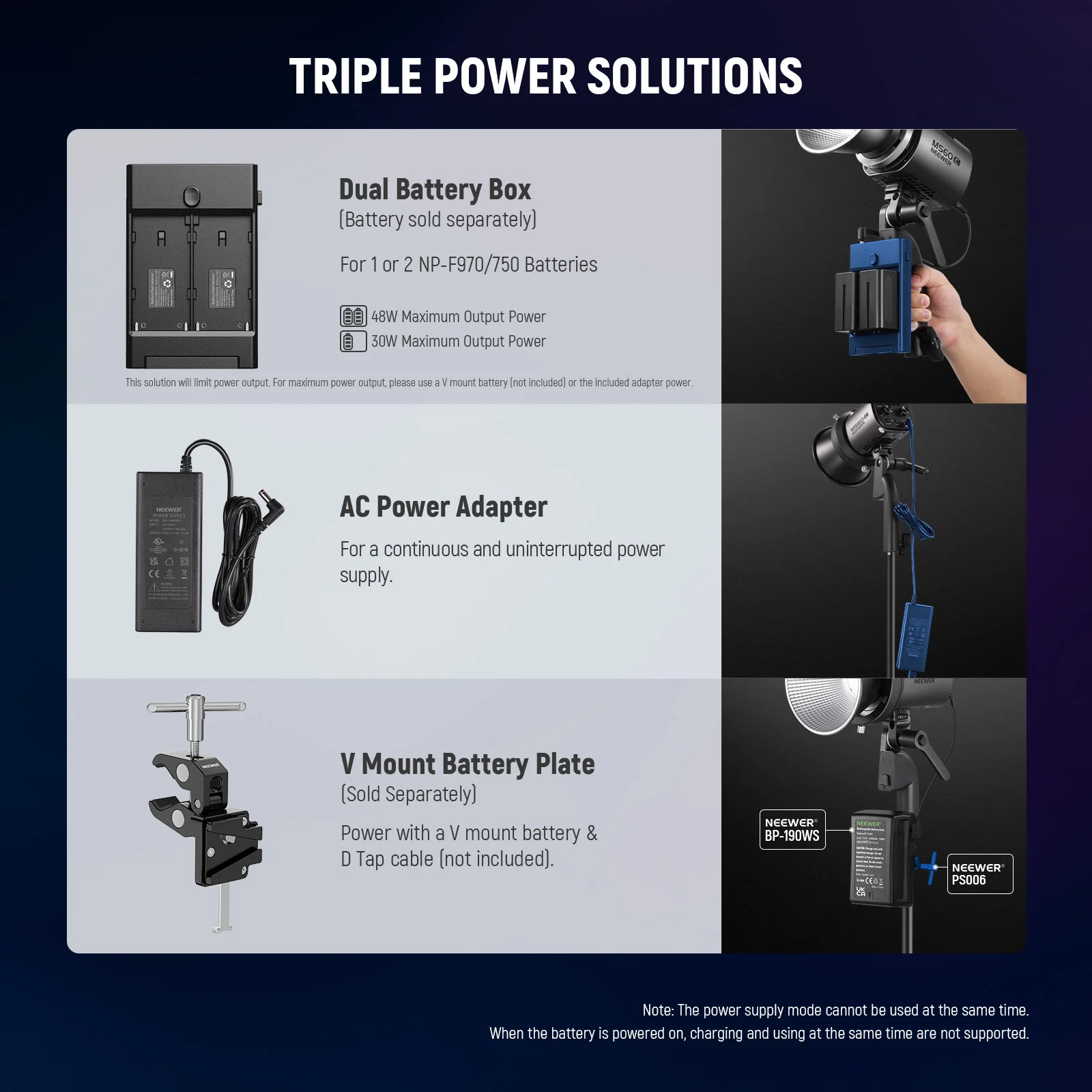 NEEWER MS60C 65W RGBWW Portable LED Video Light Handheld Spotlight - Image 7