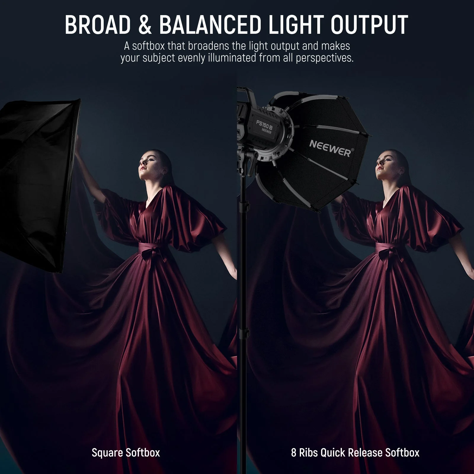 NEEWER NS1P 17.7"/45cm Octagonal Softbox - Image 3