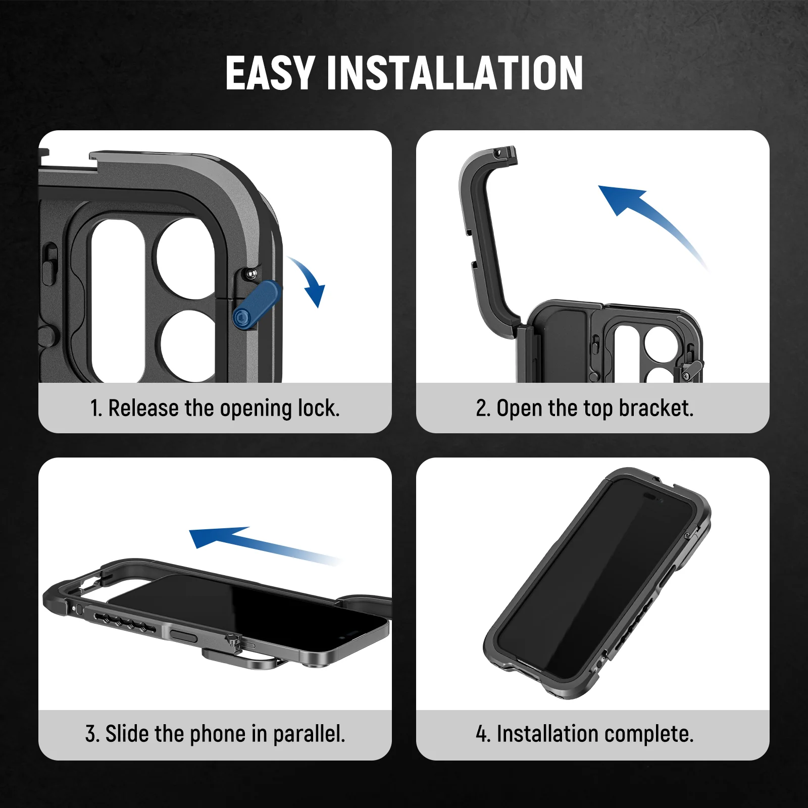 NEEWER PA023 Metal Cage For iPhone 15 Pro/ Pro Max - Image 10