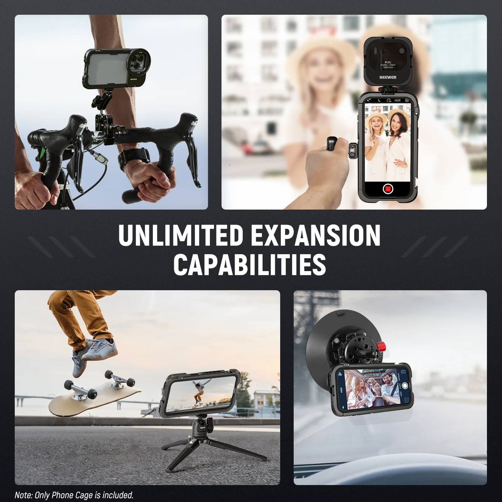 NEEWER PA023 Metal Cage For iPhone 15 Pro/ Pro Max - Image 14