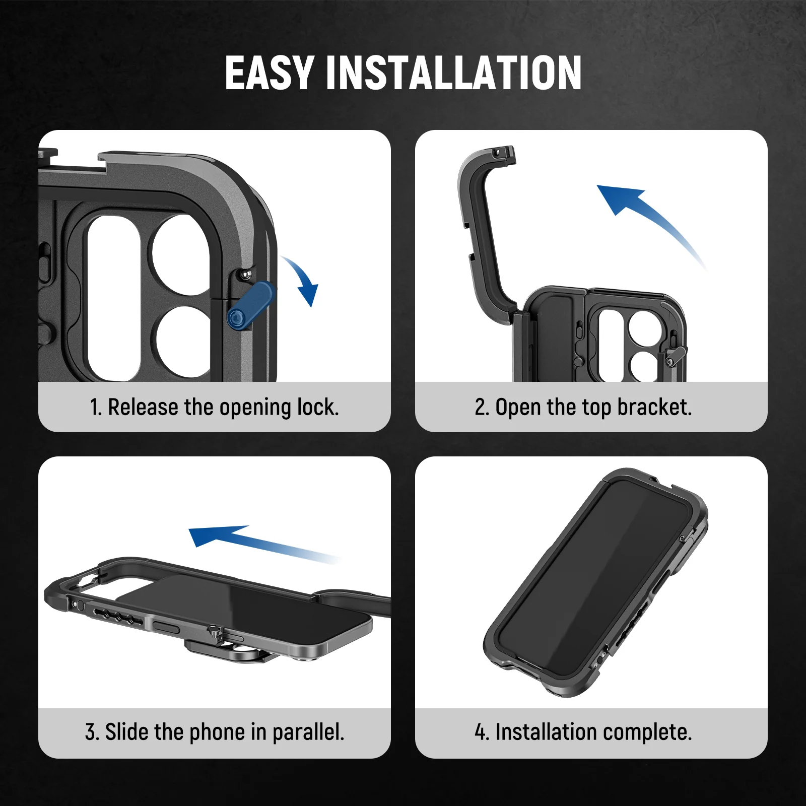 NEEWER PA023 Metal Cage For iPhone 15 Pro/ Pro Max - Image 17