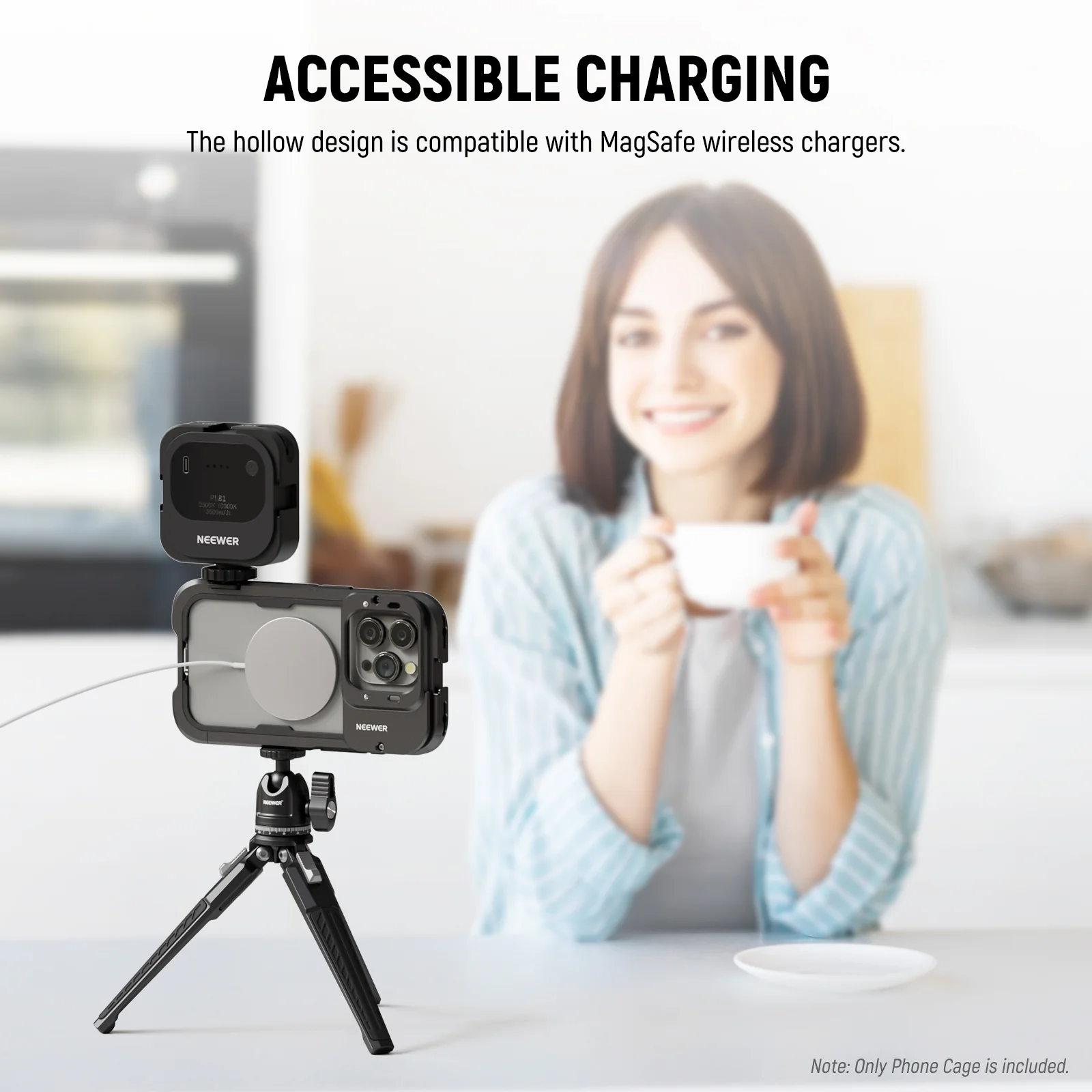 NEEWER PA023 Metal Cage For iPhone 15 Pro/ Pro Max - Image 23