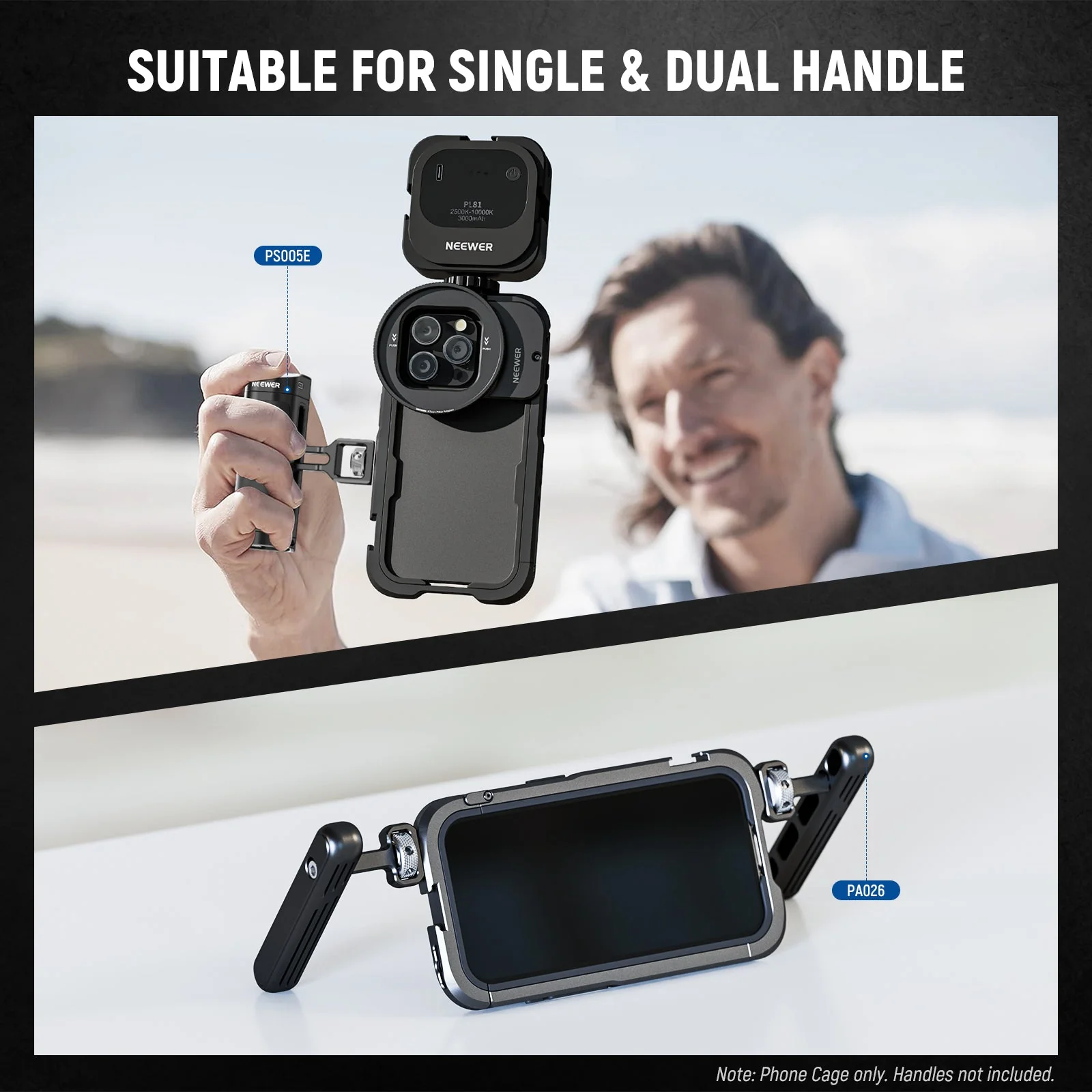 NEEWER PA023 Metal Cage For iPhone 15 Pro/ Pro Max - Image 6