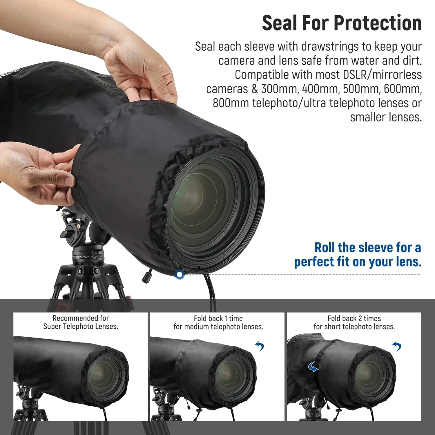 NEEWER PB003/PB004 Camera Rain Cover - Image 11