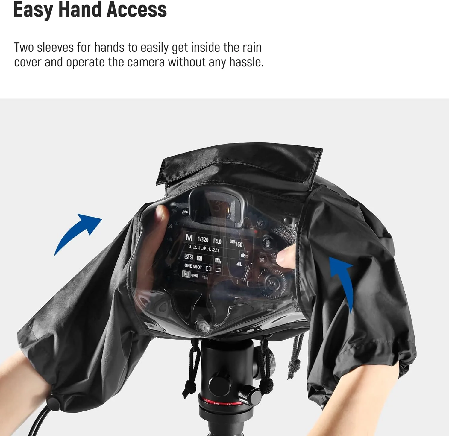 NEEWER PB003/PB004 Camera Rain Cover - Image 12