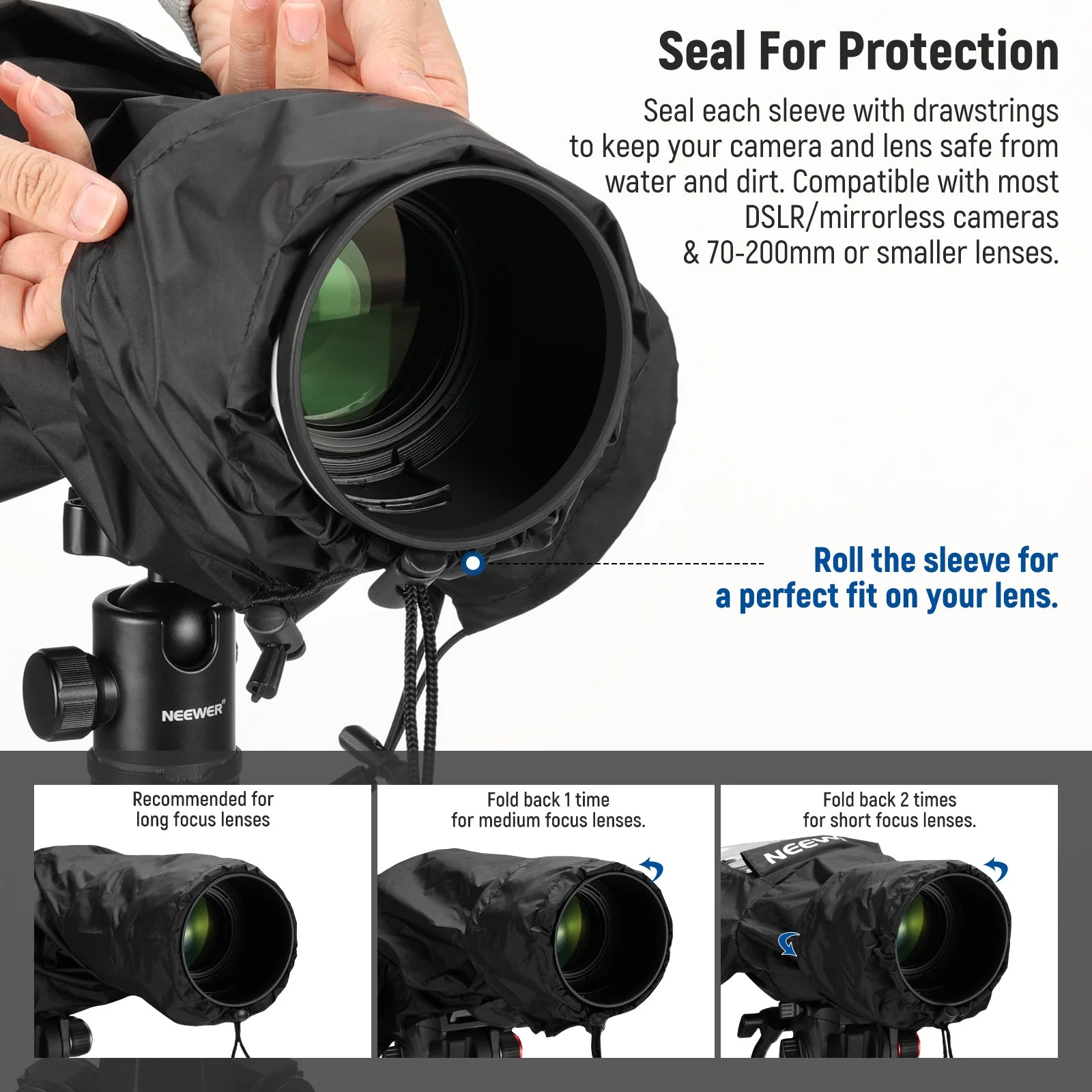 NEEWER PB003/PB004 Camera Rain Cover - Image 3