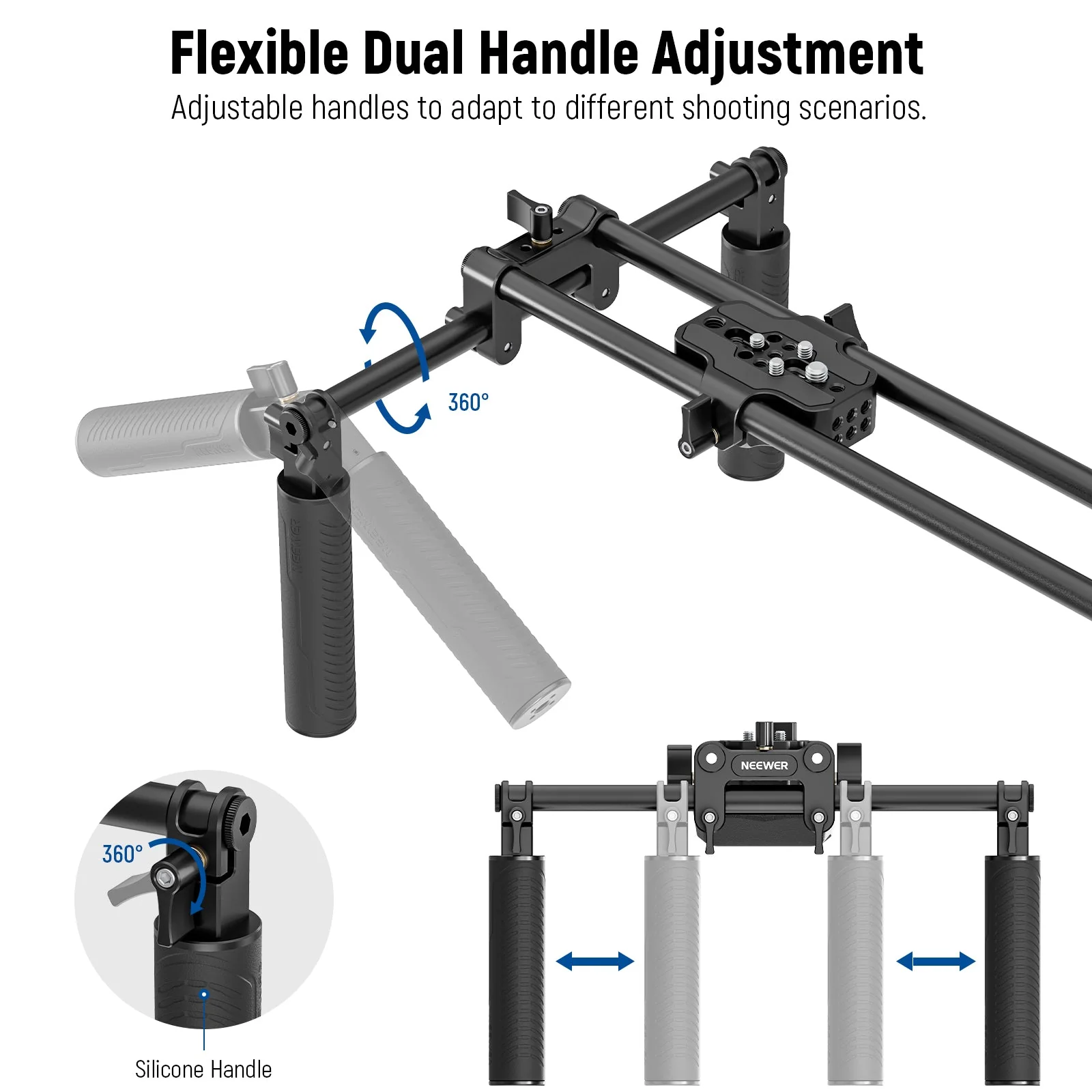 NEEWER SR004 Universal Shoulder Rig Kit - Image 4