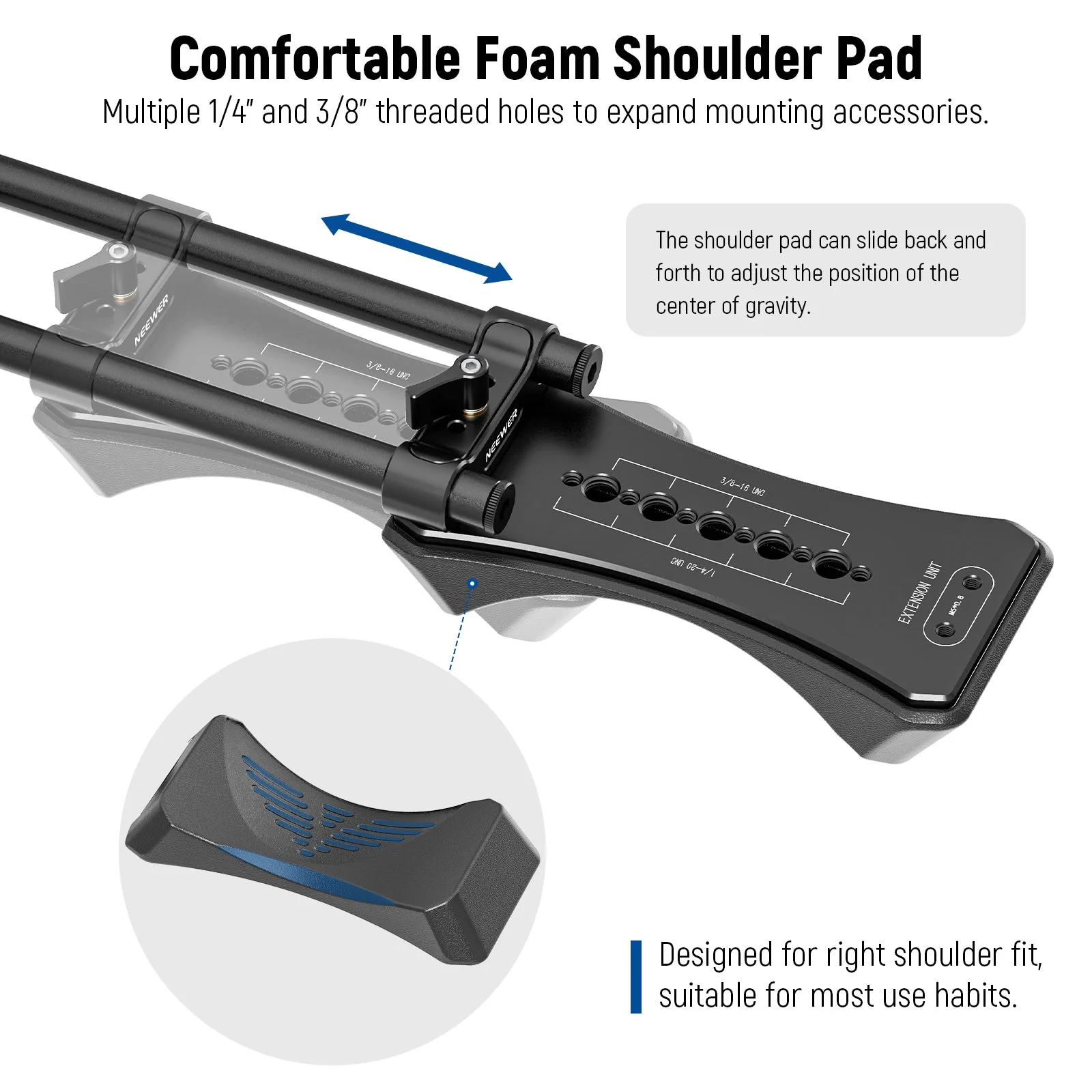 NEEWER SR004 Universal Shoulder Rig Kit - Image 6