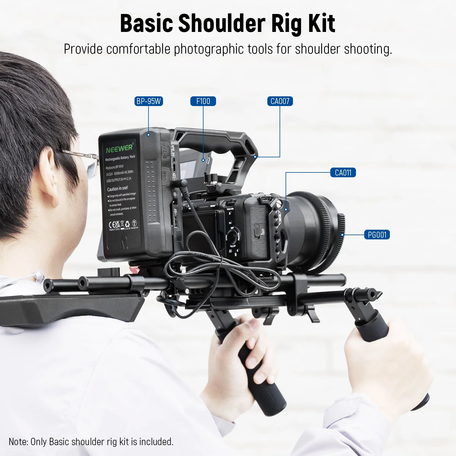 NEEWER SR004 Universal Shoulder Rig Kit - Image 8
