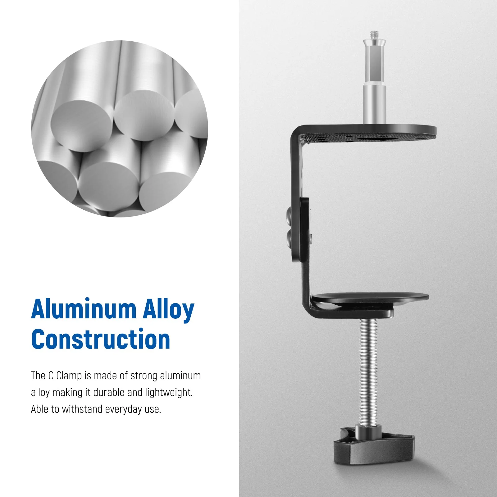 NEEWER ST-CCD1 Heavy Duty C Desk Clamp - Image 7