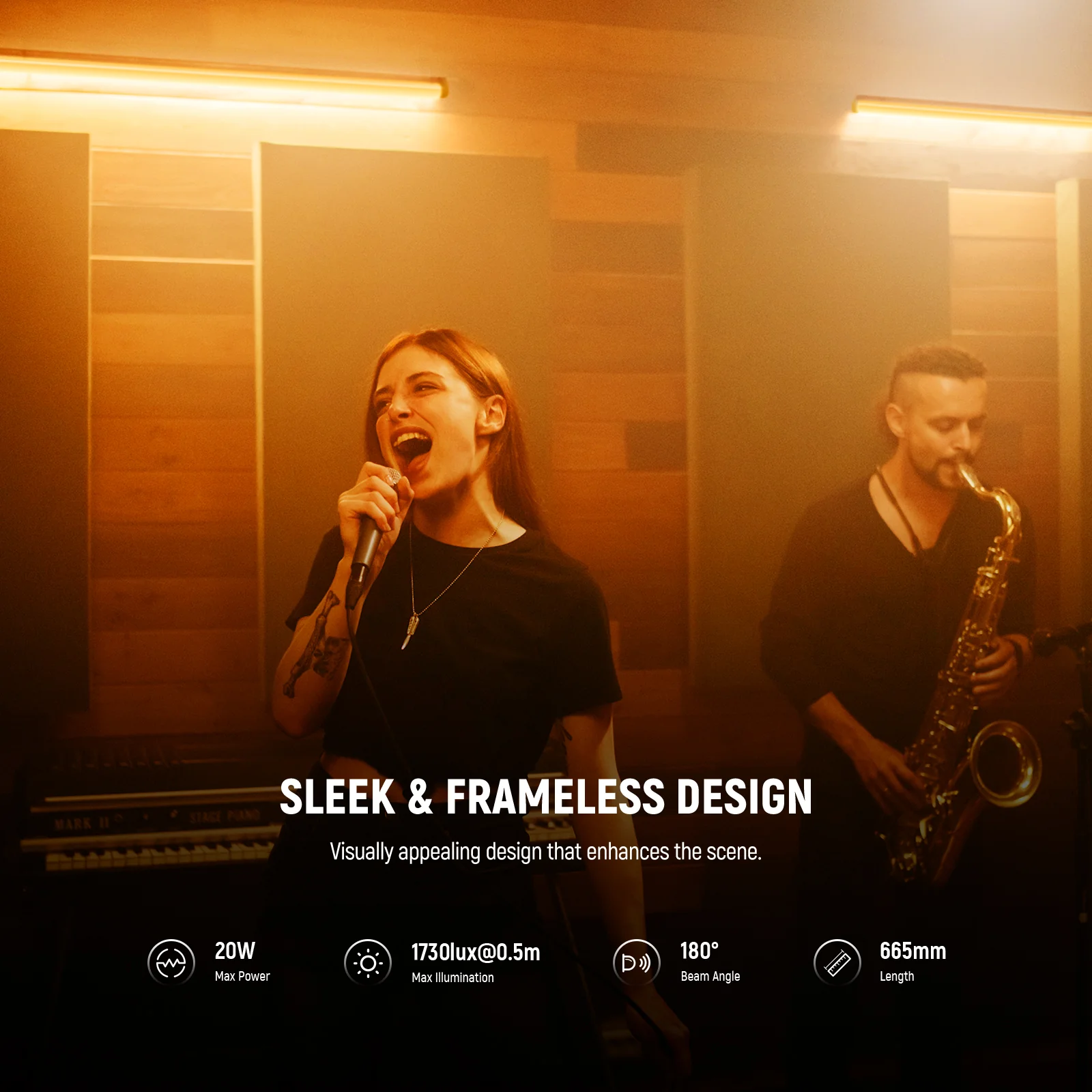 NEEWER TL60 20W RGB Tube Light Stick - Image 4