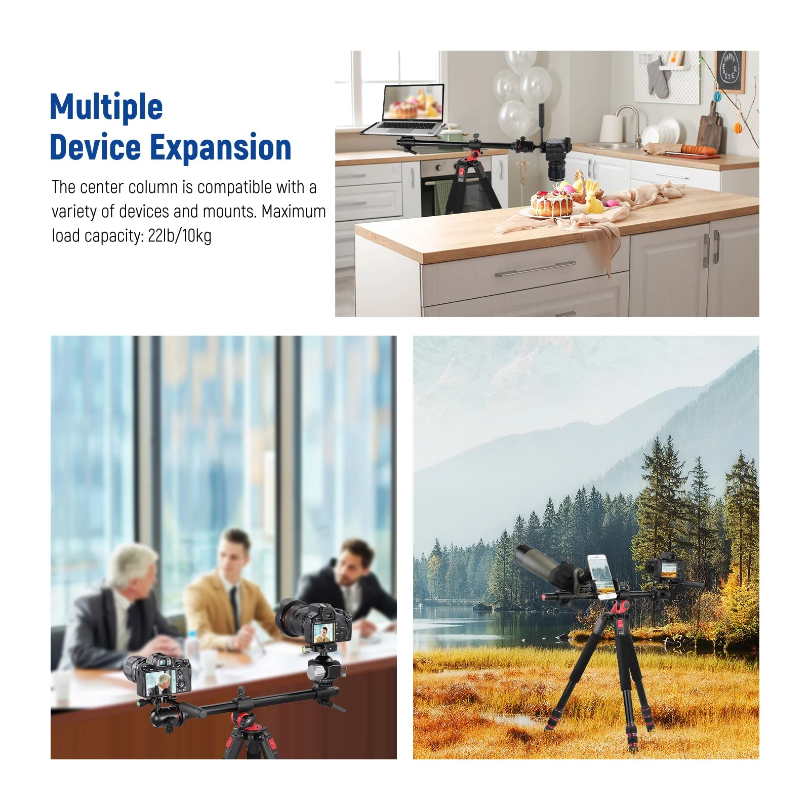 NEEWER TP27 73.6" Aluminum Monopod Tripod - Image 8