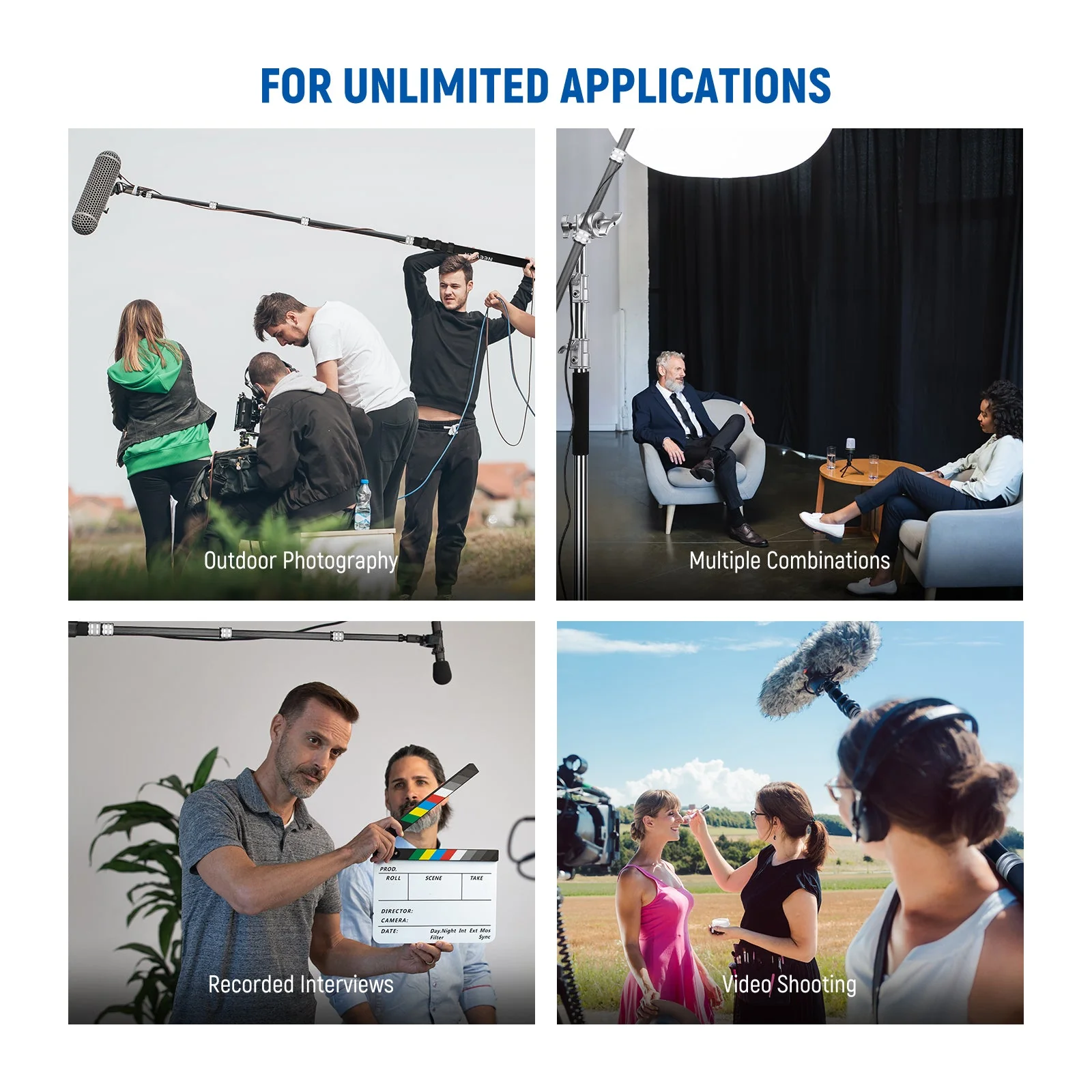 NEEWER Upgraded 9.8ft/300cm Carbon Fiber Telescopic Microphone Boom Pole - Image 7