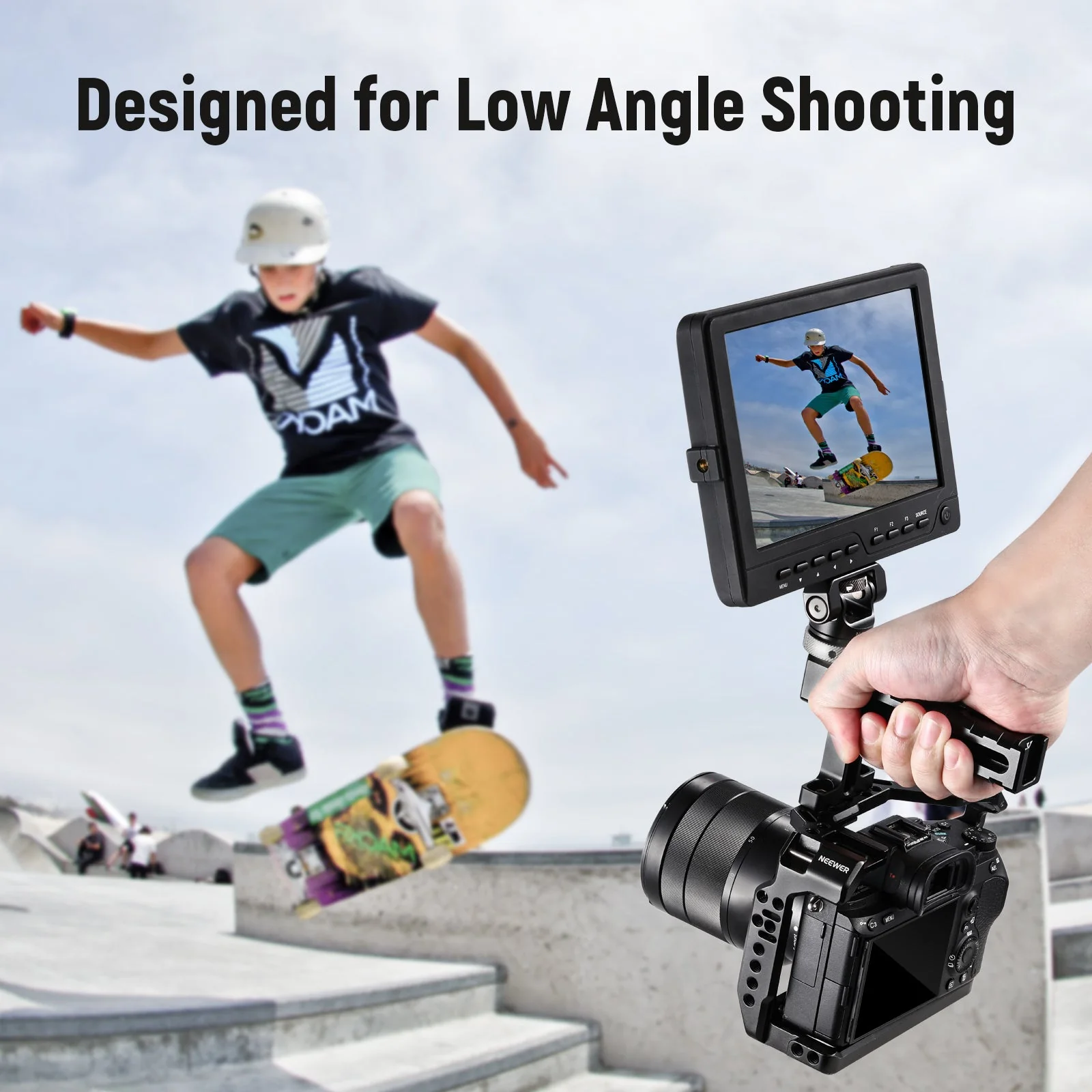 NEEWER VS104 Aluminum Alloy Top Handle Grip - Image 7